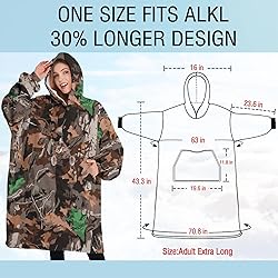 Touchbetter Hunting Camouflage Wearable Oversized