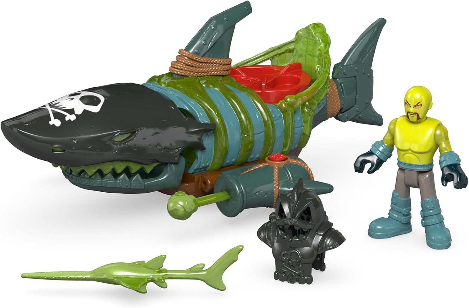 imaginext shark boat