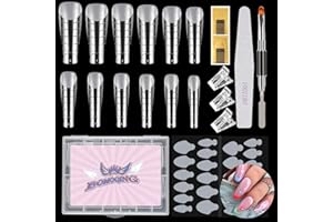 BOMOQING Dual Nail Forms Set 120Pcs for Poly Nail Gel,Nail Forms Full Cover Square Coffin for Solid Nail Gel,Accessory with 100 PCS Nail Forms Papery 24 PCS Duet System Forms Silicone Easy DIY/001…
