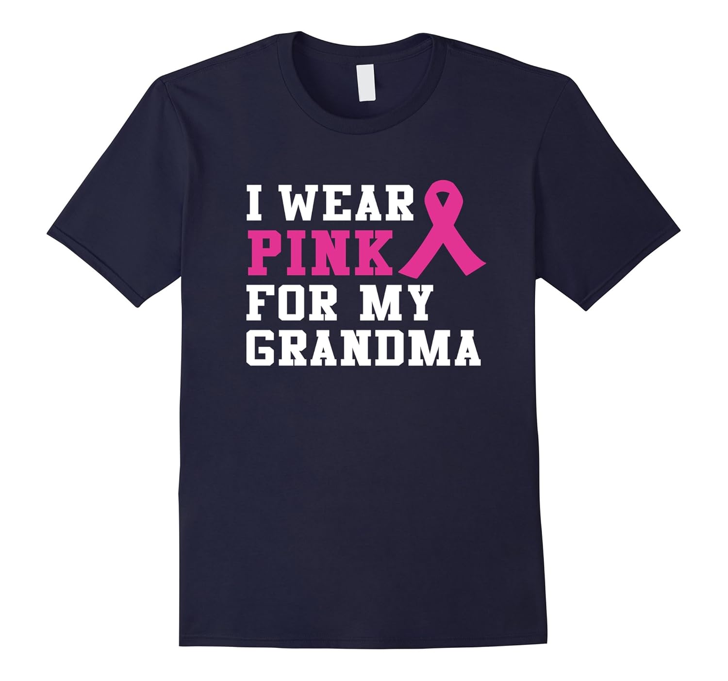 I Wear Pink For My Grandma Shirt Breast Cancer Awareness-ANZ