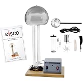 Eisco Labs Van De Graaff Generator - Motor Driven Compatible with 110/120V and 220/240V, 50/60Hz