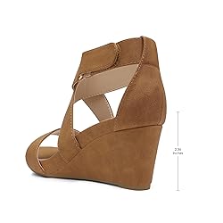 DREAM PAIRS Women's Sandi Ankle Strap Open Toe