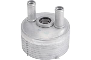 HOPESPANNER No.24117551091 Engine Oil Cooler for Mini Cooper 2002-2017 Silver Tone Transmission Oil Cooler Trans Cooler Alumi