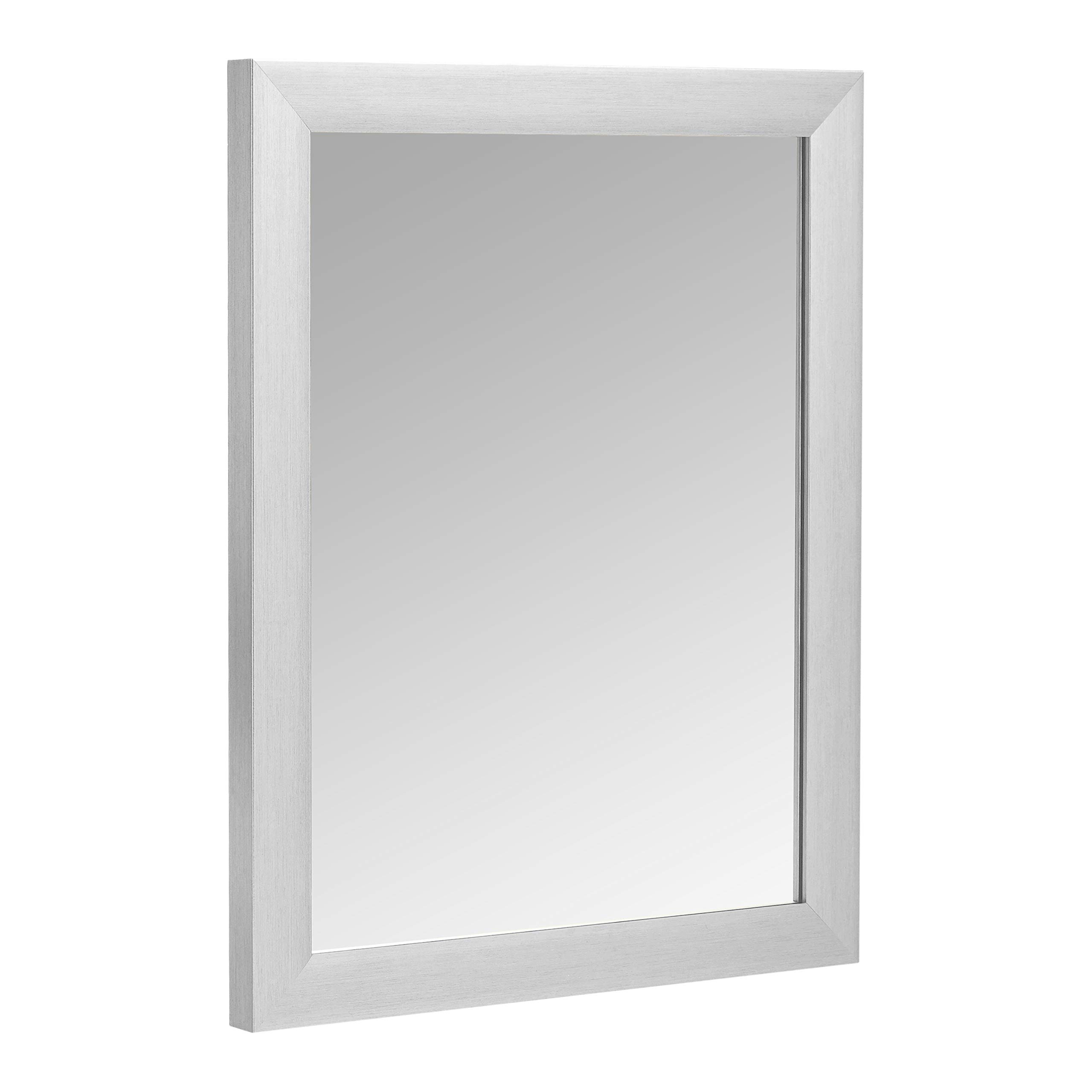 Amazon-Basics-Espejo-para-pared-rectangular-406-x-508-cm-marco-estandar-niquel