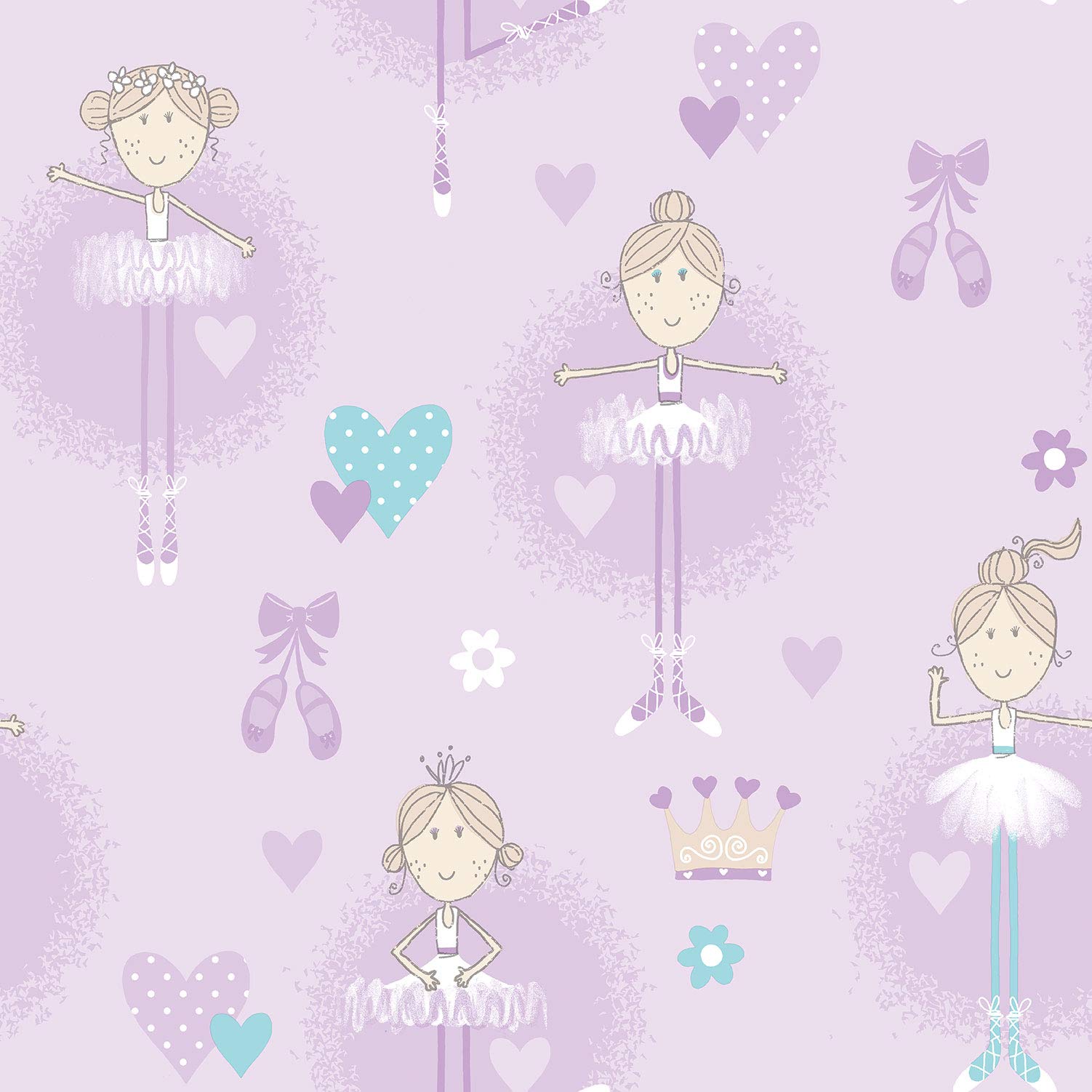 Galerie G56507 Just 4 Kids 2 Wallpaper, Purple