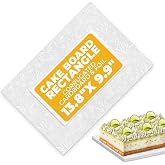 1 Pack Thick Rectangle Cake Drum 13.8x9.9 in - White 9x13 Cake Board | Grease-Resistant Foil Top, Half-Inch Sturdy Core - Halloween Cake Board and Thanksgiving Cake Plate for Fall Parties