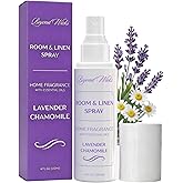 Lavender & Chamomile Room and Linen Spray – Lavender Room Spray with Essential Oils – Air Freshener Spray – 4 fl oz (120 ml) by Beyond Wicks