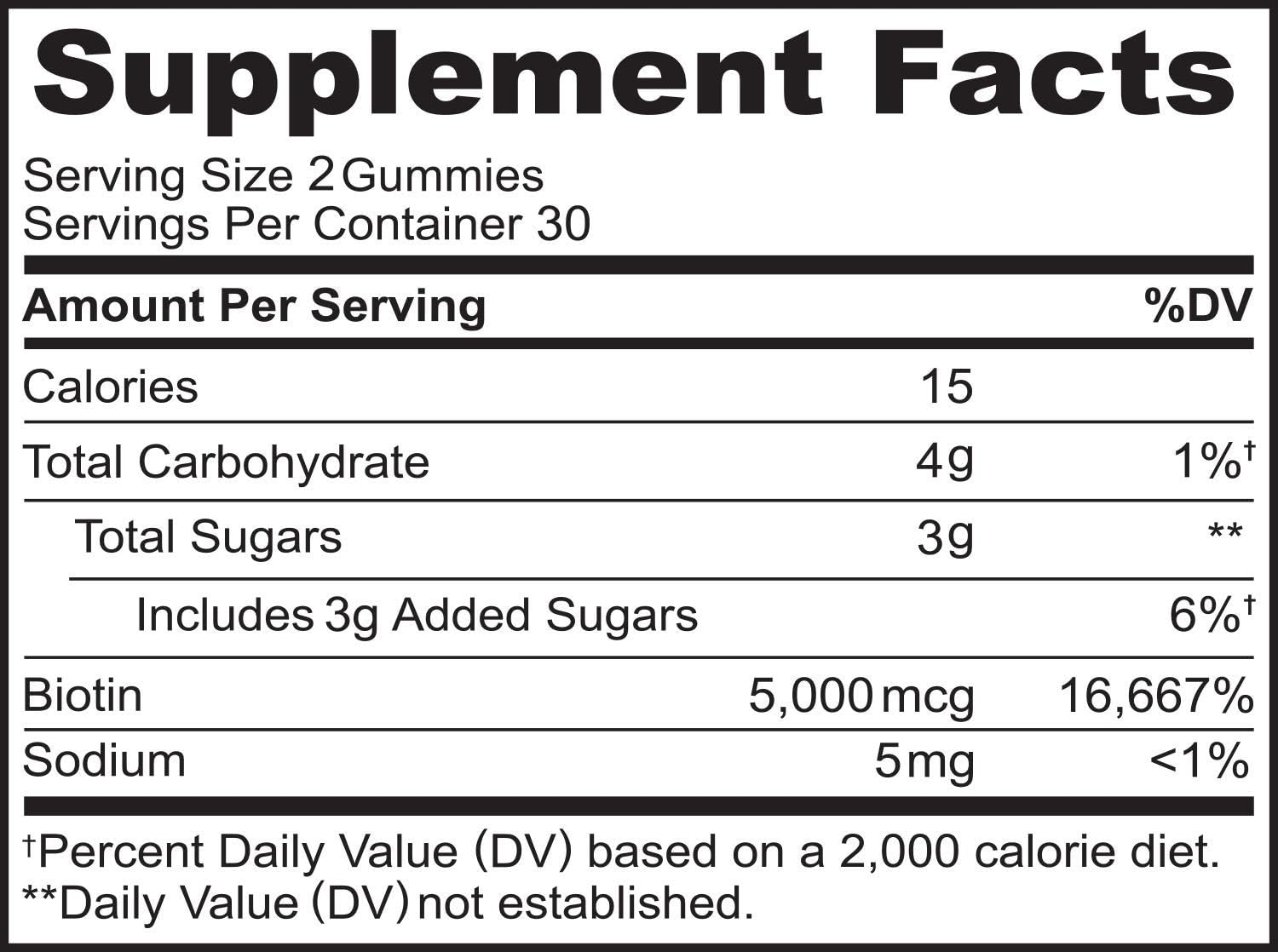 NATURELO Biotin Gummies - Supports Healthy Hair, Skin & Nails - High Potency 2500 mcg - Non GMO, Gluten Free - 60 Gummies: Health & Personal Care