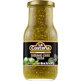 La Coste&ntilde;a Gourmet Serrano Chile Salsa, 16.7 Oz