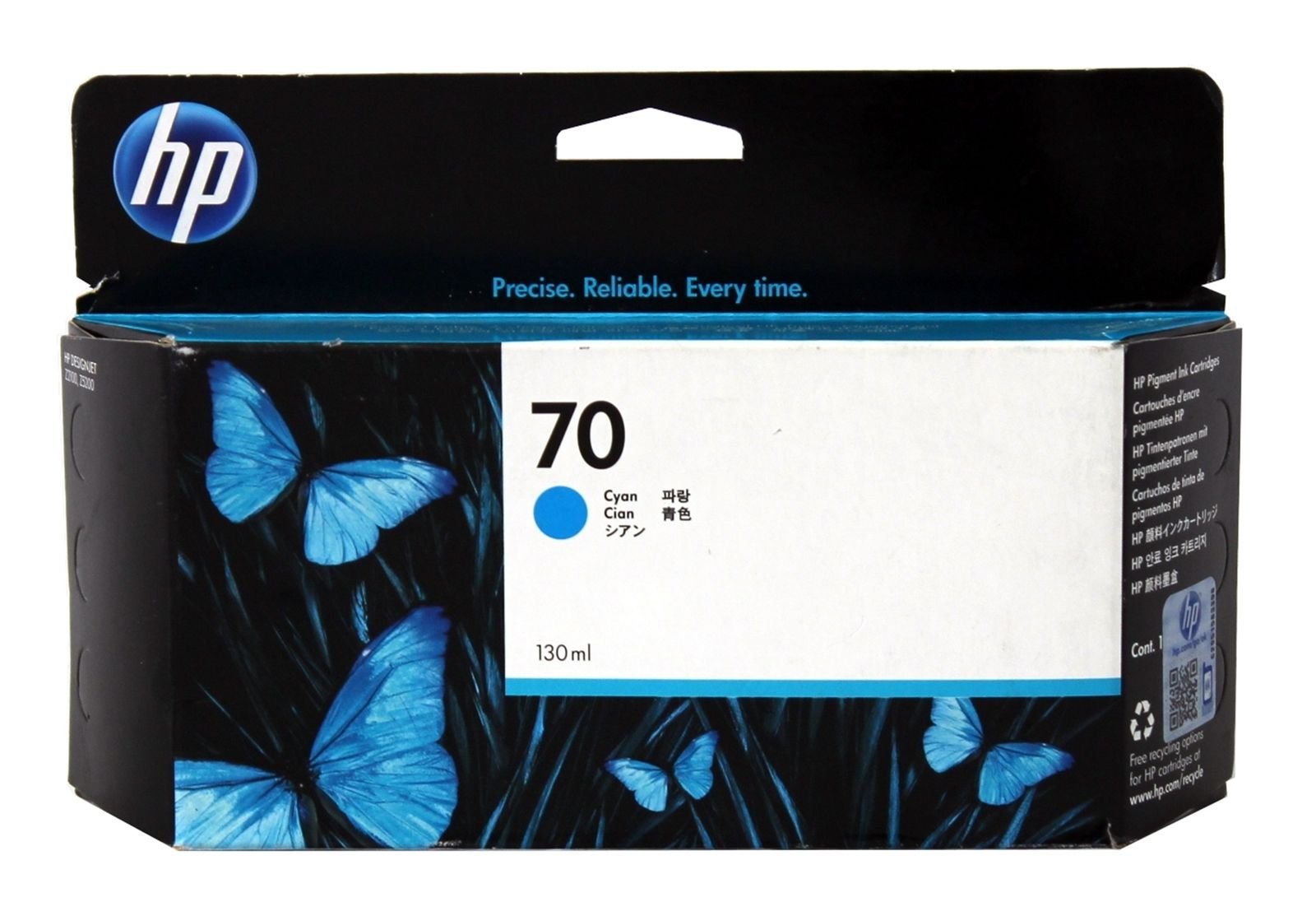 HP Original No.70 Cyan Ink Cart 130ml โ image 1