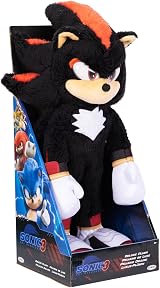 Sonic 3 Shadow Deluxe Plush by Jakks Pacific 33 cm Officially Licensed view 2