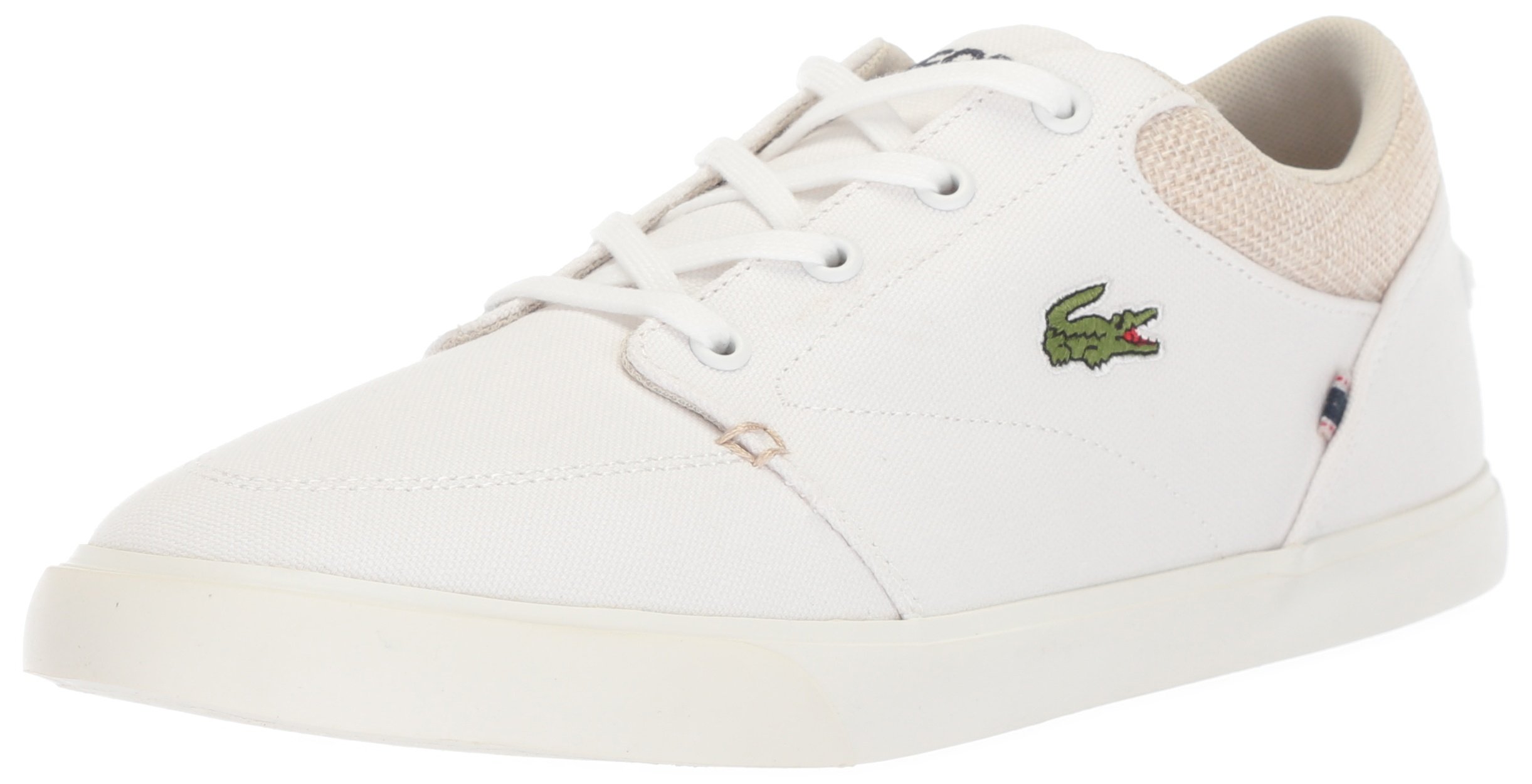lacoste white canvas
