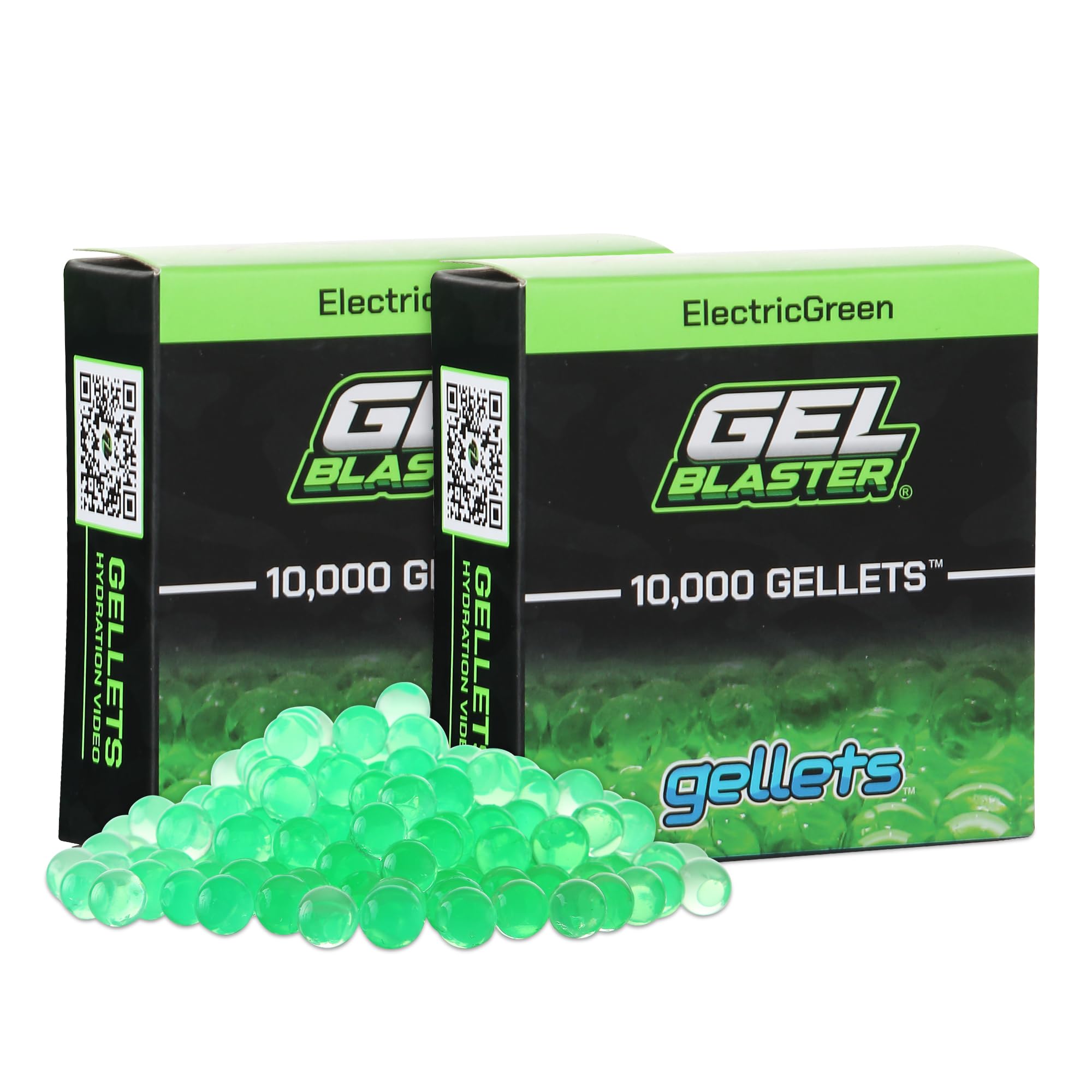 Gel Blaster 20,000 Gellets Refill Ammo - Green - Non-Toxic, Water Based Gel Balls - Made Specifically for Gel Blaster, for Ages 14+