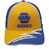 Chase Elliott #9 NASCAR 2025 NAPA Element Sponsor Mesh Snapback Yellow Hat