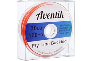 Aventik Dacron Braided Fly Line Backing for Fly Fishing Trout Line Fishing Line 100YARD/200YARD/20LB/30LB