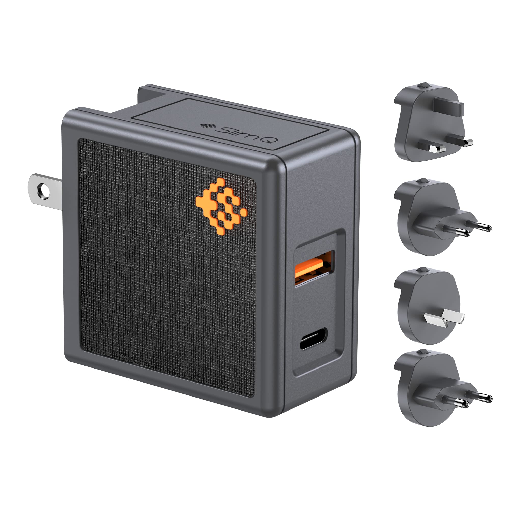 65W,45W Laptop Charger：USB C GAN AC Adapter - Foldable Mini Wall Plug for Lenovo,Dell,Chromebook,iPhone, iPad