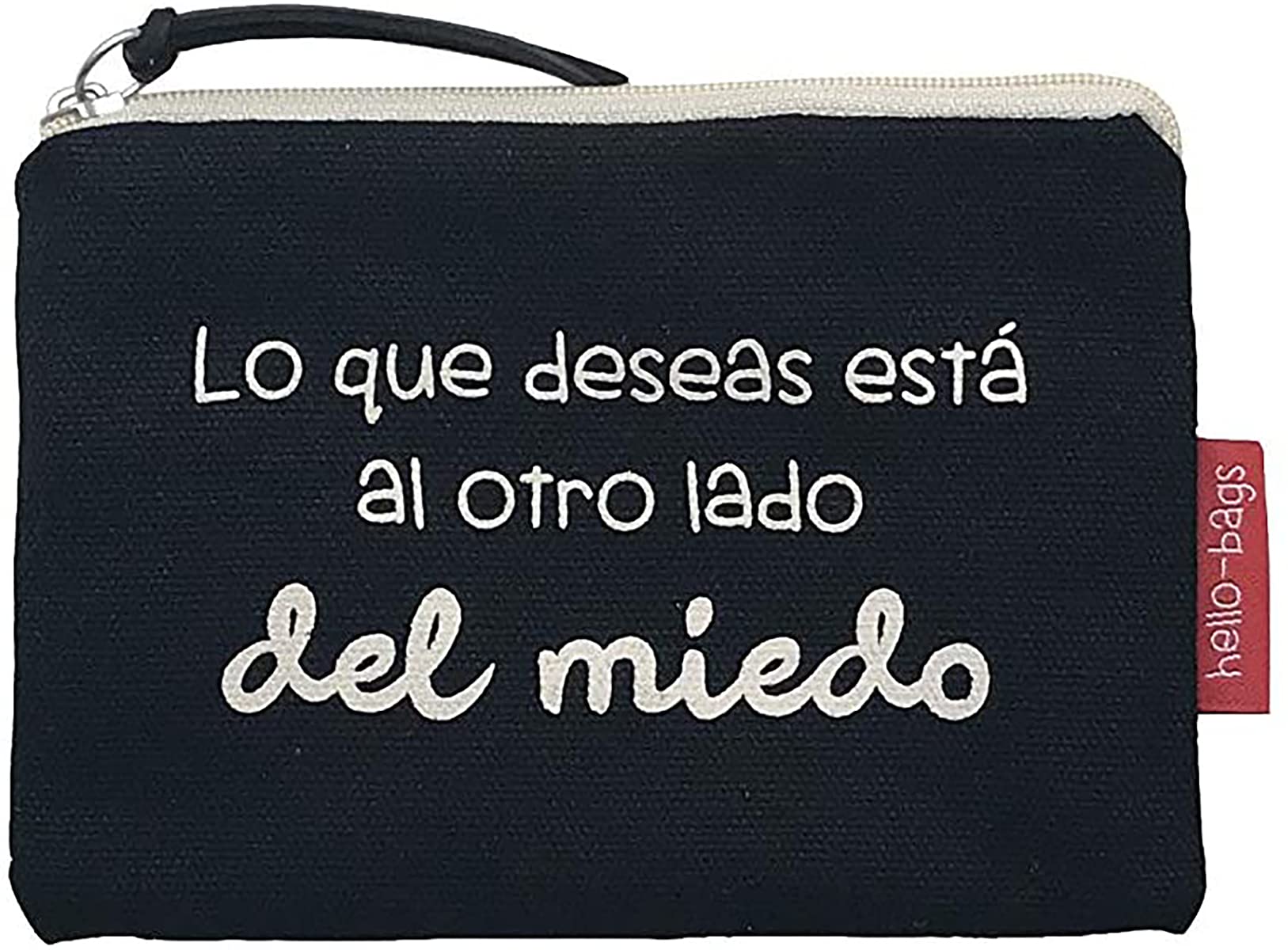 Econanos Hellobags2019 Canvas & Beach Tote Bag, 14 cm, Black (Negro)