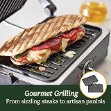 Cuisinart Grill & Sandwich Maker GRSM4U Midnight Grey 2-in-1 Panini Press view 3