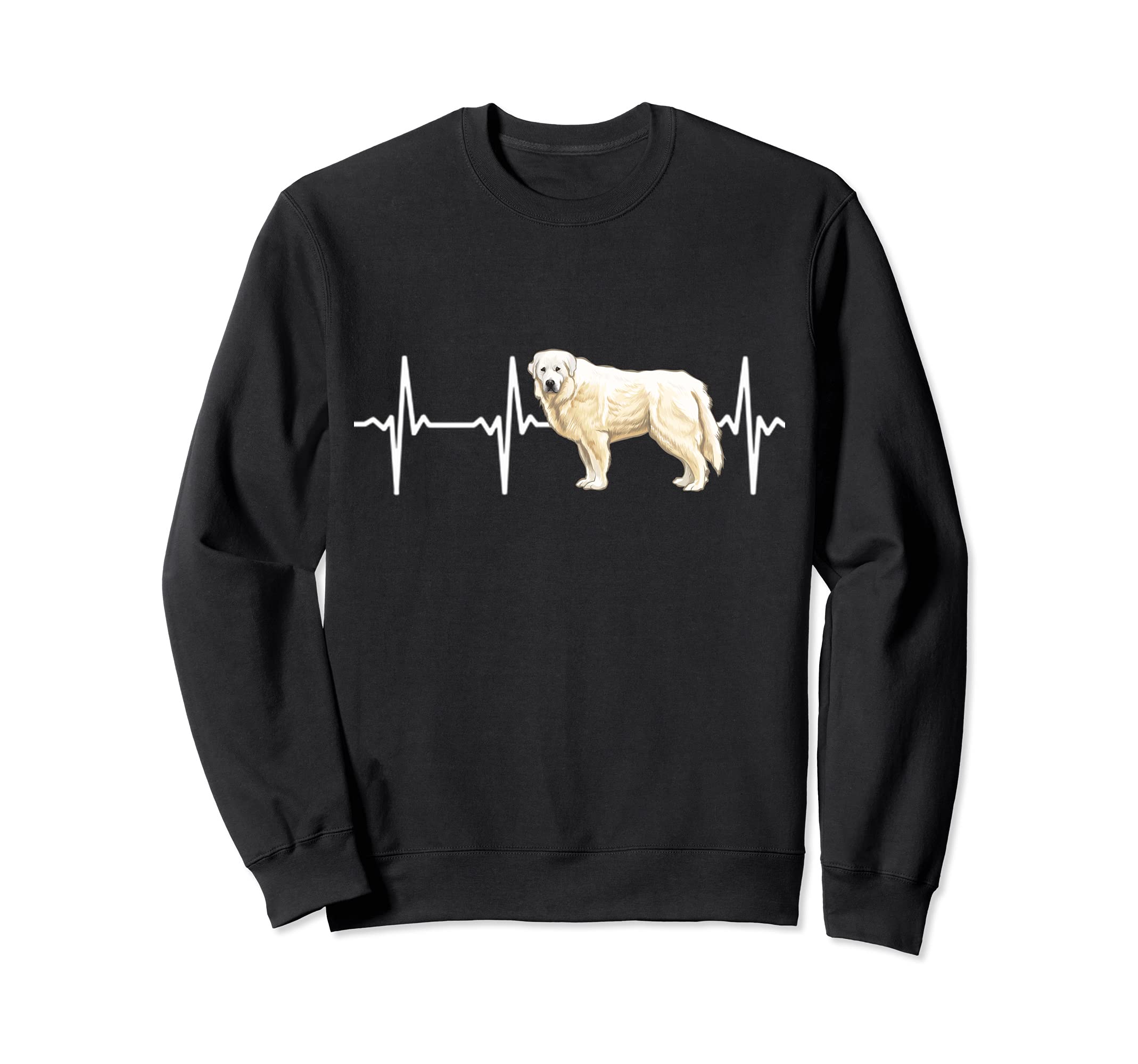 Great Pyrenee Heartbeat Love My Dog Sweatshirt