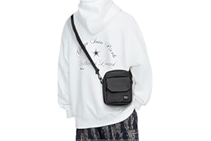 BJLFS Small Crossbody Bag Side Shoulder Bag for Men Women, Travel Passport Wallet Bag, Small Neck Pouch Side Shoulder Bag