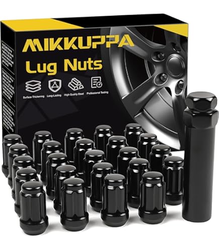 Amazon.com: Gorilla Automotive 45028BC-20 Black 12mm x 1.25