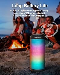 Bluetooth Speaker, Portable Wireless, 15W Stereo