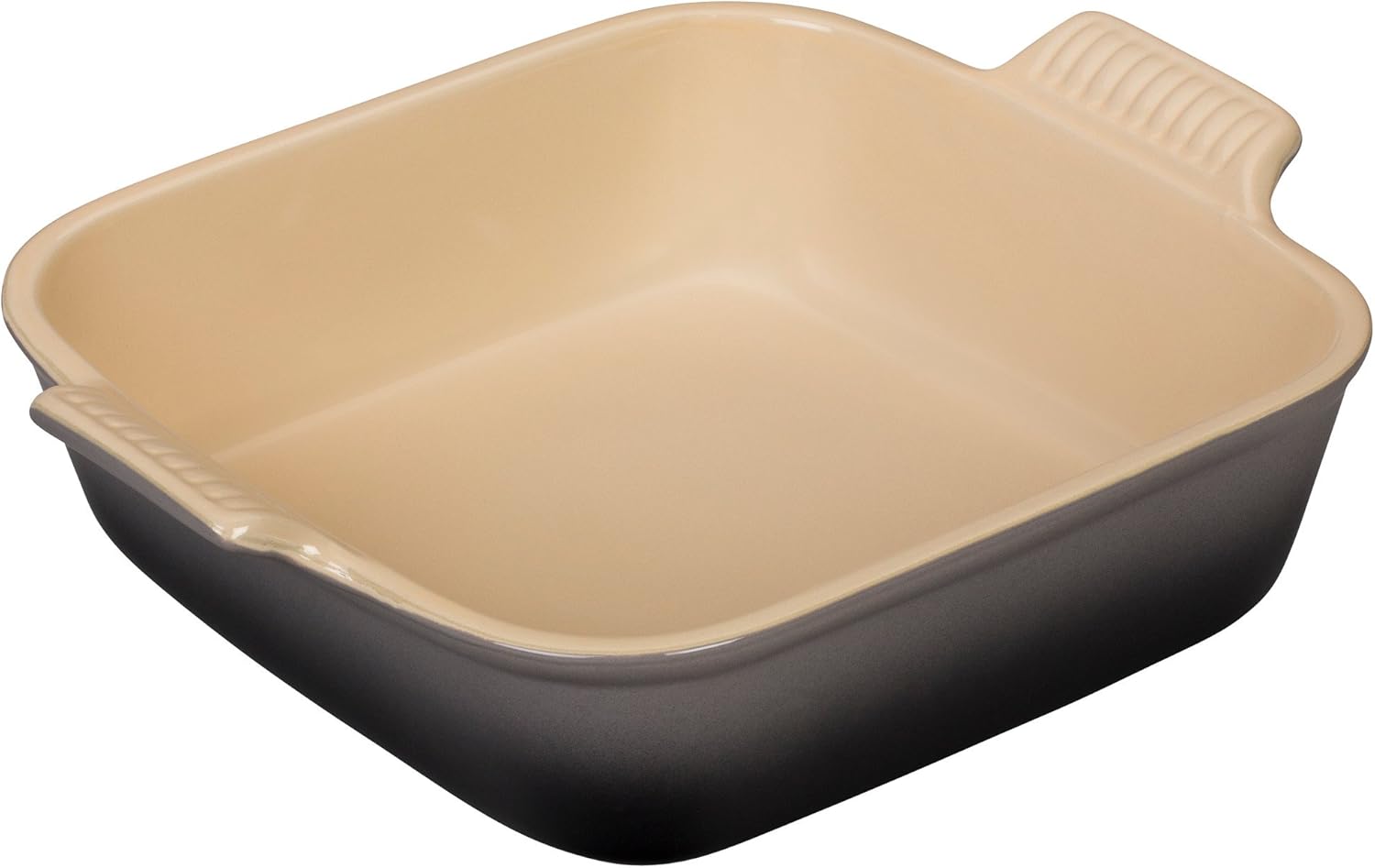 Le Creuset PG0800-237F Heritage Stoneware Square Dish, 3-Quart, Oyster