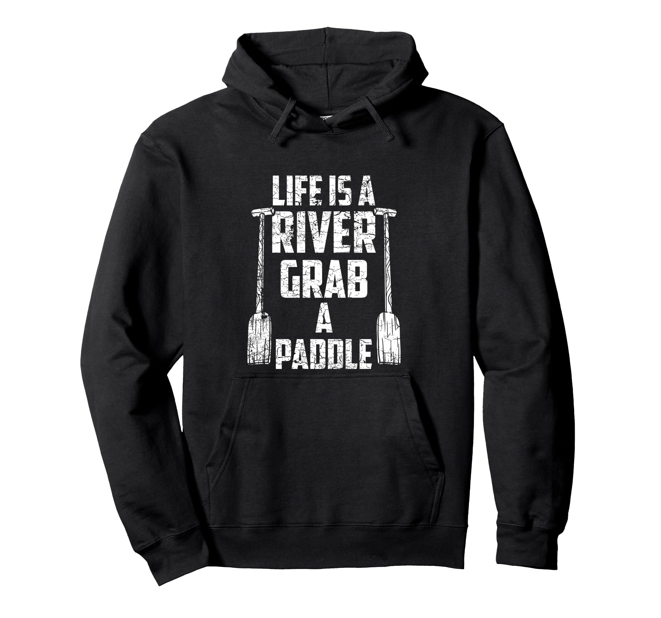 Funny Canoeing Gift for Men Kayak Paddling Paddle Rowing Pullover Hoodie