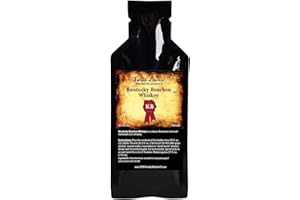 Kentucky Bourbon Whiskey Premium Essence | Bootleg Kit Refills | Thousand Oaks Barrel Co. | Gourmet Flavor for Cocktails Mixers and Cookery | 20ml .65oz sachet (1 Packet)