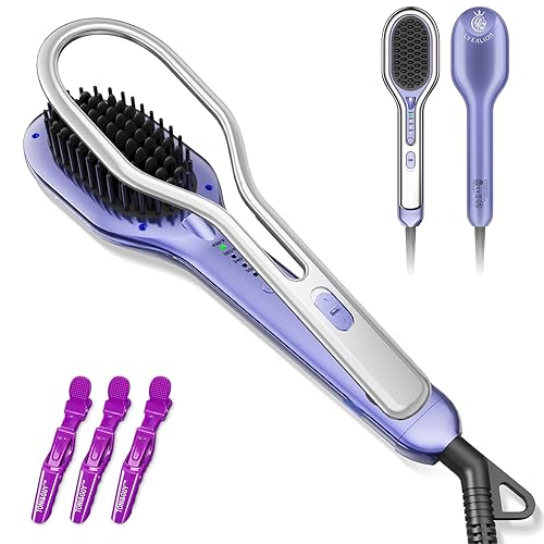 Amazon Best Hot Comb For Natural Hair Hair Straightener Brush