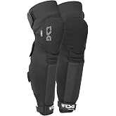 TSG - Knee Shinguard Temper A 2.0, Black | Protection Pads for Men &amp; Women, MTB, Downhill, Cycling, Mountain Biking, Open Back, Extended Shin Coverage, Anti Slip, Safety Certified | Swiss Design