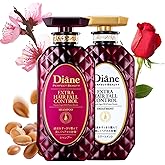 Moist Diane Anti Hair Loss Shampoo and Conditioner Set for Women & Men, Hair Thickening Shampoo for Hair Fall by Argan Oil, Keratin, Ginseng Root, Wasabi Extract in Japan 30.4 Fl Oz HAIR FALL CONTROL