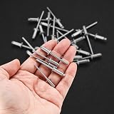 LJHOME 120pc Pop Rivets Assortment Aluminium Blind Rivets 3.2mm 4mm 5mm w/ Box view 5
