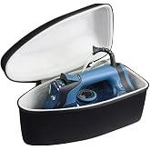 khanka Case for Rowenta DW5080 1700W Micro Steam Iron Stainless Soleplate | Durable Protective Material, Accessory Storage Pocket, Hand Strap Portability, Smooth Zipper Opening, Protective Case Only