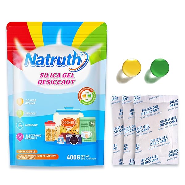 NATRUTH 20 GRAM [20 PACKS] FOOD GRADE SILICA...