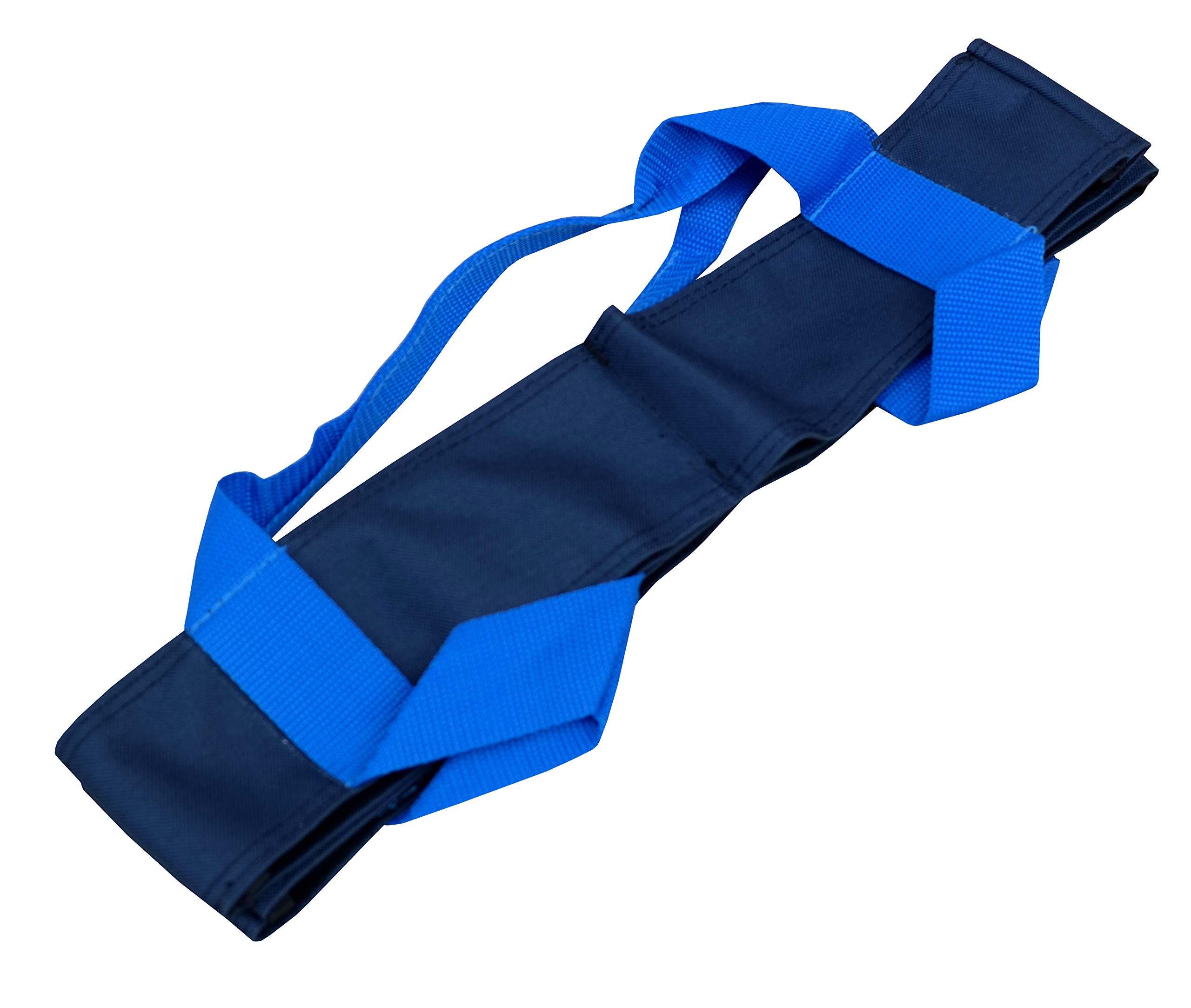 Acclaim Elsdon Classic Four Bowls Nylon Carrier for Level Green Lawn Flat Short Mat Indoor & Outdoor Bowling (Navy/Sky)