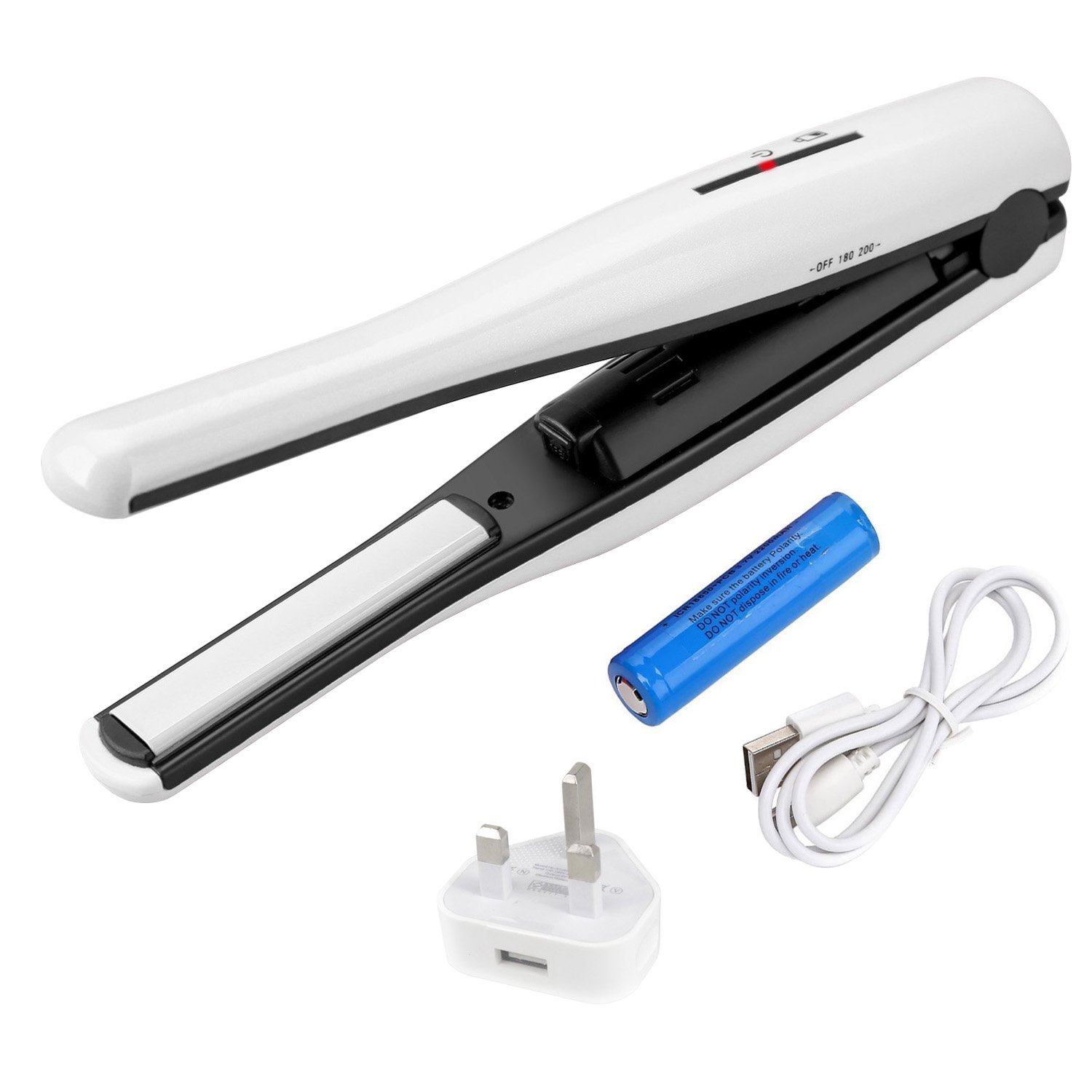 plugged in mini flat iron