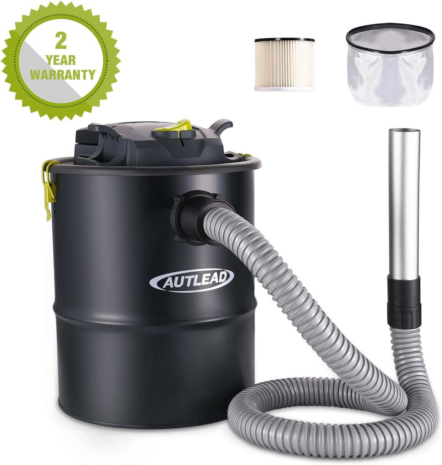 Super Saturday AUTLEAD Ash Vacuum Cleaner 15L 900W Powerful Ash Suction