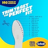 Scholl Warm Feet Insoles Thick Fleece Lined Anti-Slip UK 3-11 1 Pair view 7