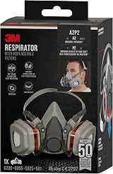 3M 6002C Spray Paint Half-Mask Respirator A2P2 Organic Gas Dust Protection view 8
