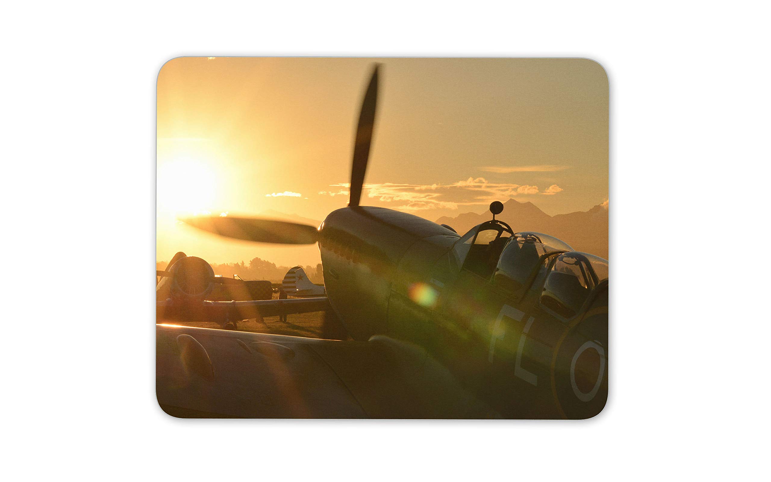 Super-Marine Spitfire RAF Battle Of Britain Mouse Mat Pad - Computer #14519