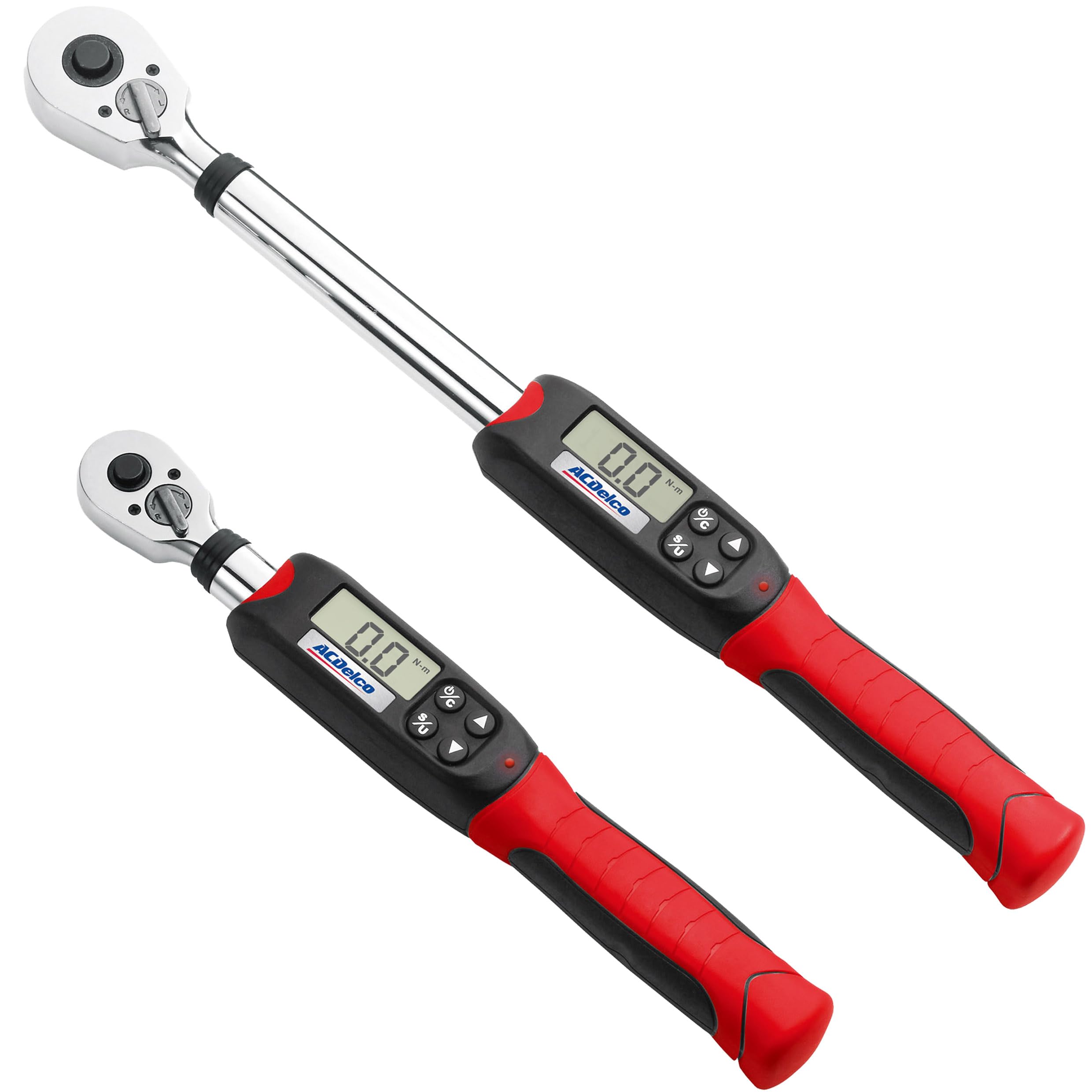 ACDelco ARM601-34 3/8" & 1/2" Digital Torque Wrench Combo Kit with Buzzer, Flash Notification, Protective Case & ISO 6789 Standards with Certificate of Calibration