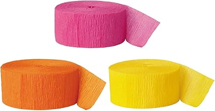 Amazon Com Andaz Press Crepe Paper Streamer Hanging Party