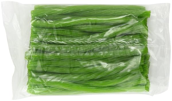 KENNYS LICORICE TWISTS, GREEN APPLE, 1 POUND