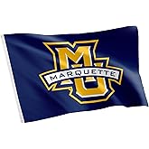Desert Cactus Marquette University MU Flag - 3 x 5 Feet Golden Eagles Banner, Indoor/Outdoor Durable Fabric, 100% Polyester Design (Style 1a)