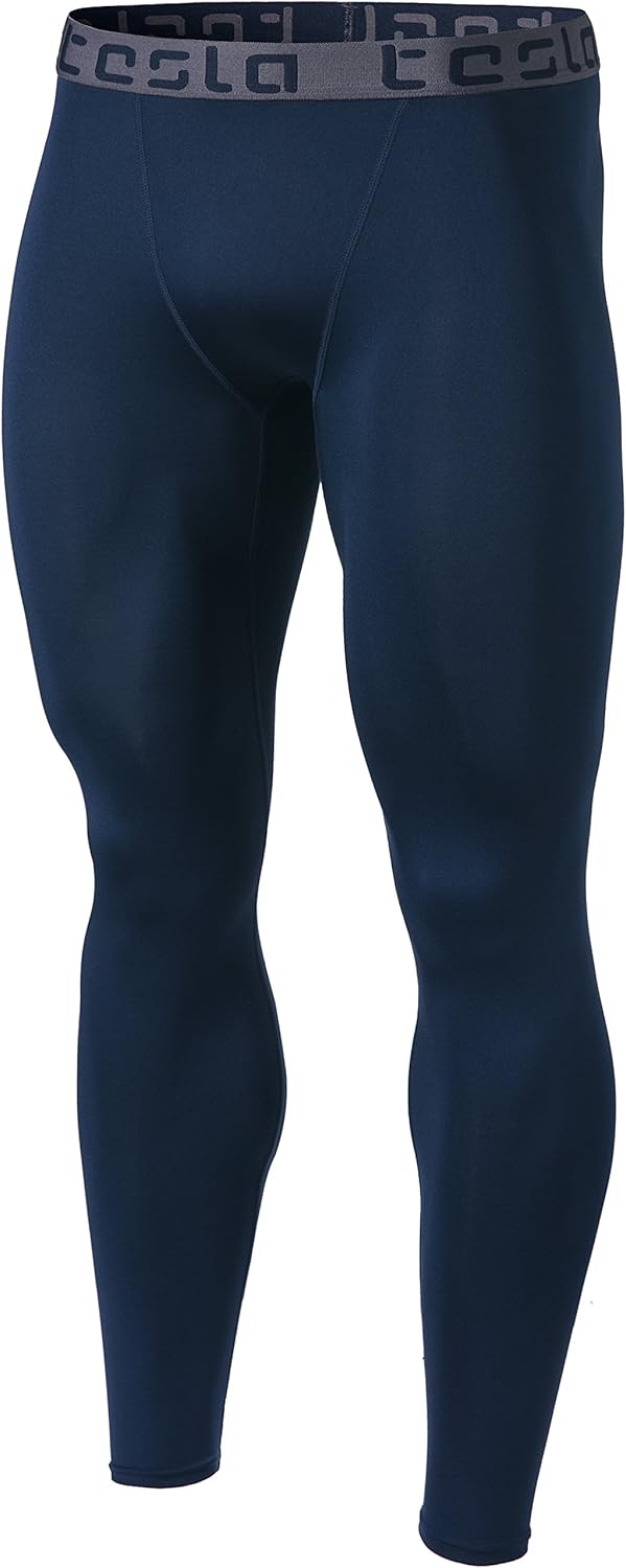 Amazon.co.jp： Tesla メンズ 着圧パンツ 台座 クールドライ スポーツタイツ レギンス MUP19/MUP09/P16 M