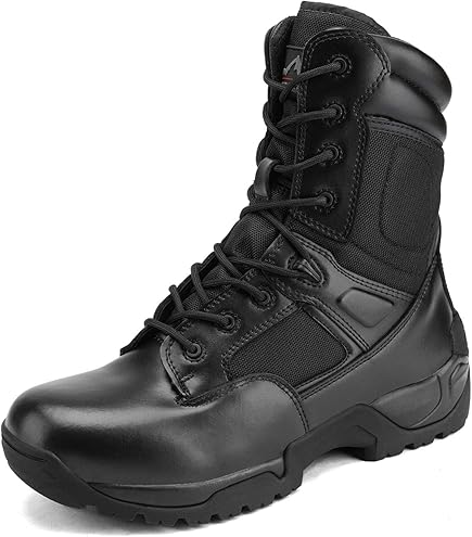 Botas Militares Y Tácticas Para Hombre, Botas De Combate Impermeables Para Hombre Color Negro