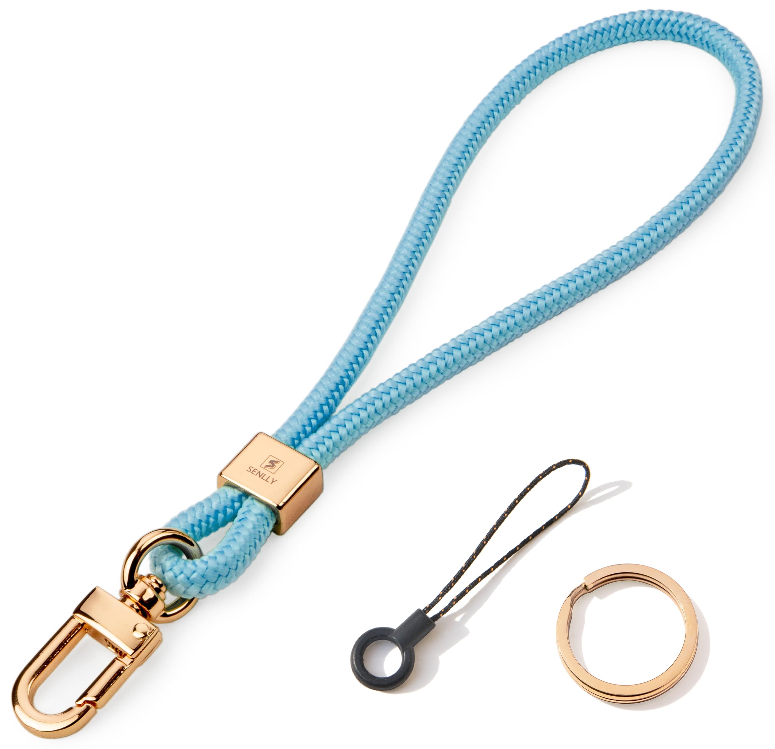 SENLLY Wristlet Lanyard Strap for Keys, Original Minimalist Design Wrist Keychain Holder — image 1
