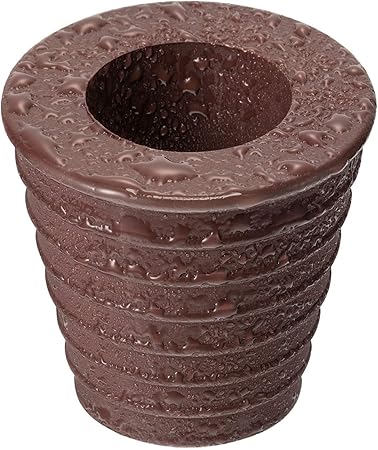 Pelopy Umbrella Cone Wedge For Patio Table Hole Opening Or Parasol Base Stand 1 94 To 2 7 Inch Umbrella Pole Diameter 1 1 2 Inch 38 Mm 1 Dark Brown Amazon Co Uk Garden Outdoors