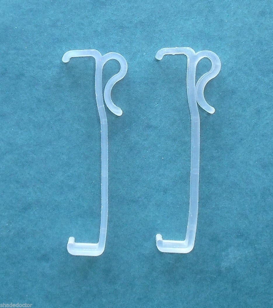 ONE PAIR 3" Single Slat VALANCE CLIPS for 2" Faux WOOD